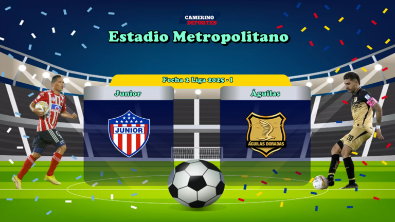 PLANTILLA JUNIOR VS AGUILAS 2025 YOUTUBE