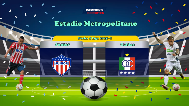 PLANTILLA JUNIOR VS ONCE CALDAS YOUTUBE 2025 - l