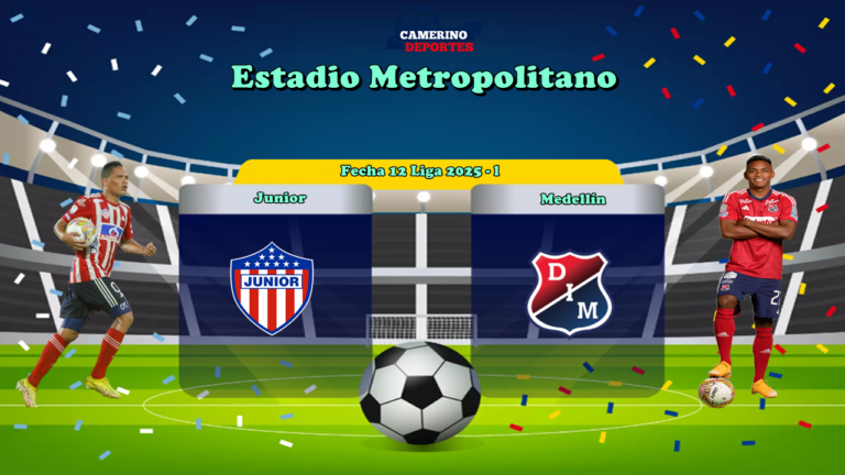 PLANTILLA JUNIOR VS MEDELLÍN 2025 YOUTUBE
