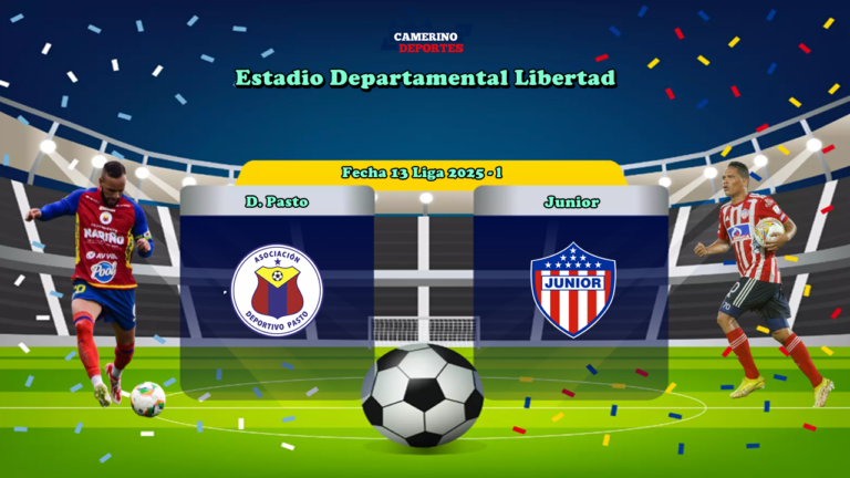 PLANTILLA PASTO VS JUNIOR YOUTUBE 2025