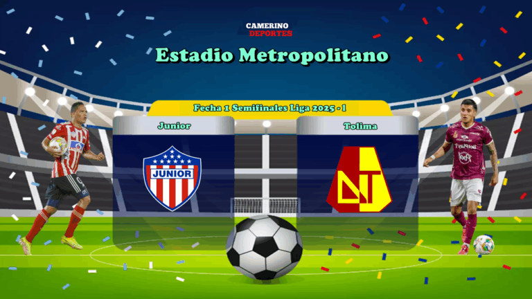 PLANTILLA JUNIOR VS TOLIMA SEMIFINALES 2025 YOUTUBE