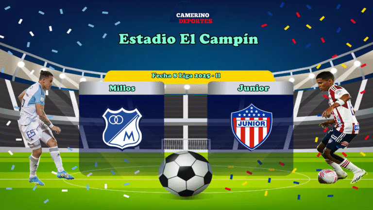 1 PLANTILLA MILLOS VS JUNIOR 2025 YOUTUBE