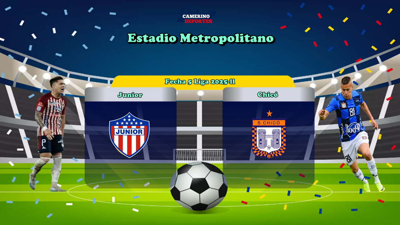 PLANTILLA JUNIOR VS CHICÓ 2025-ll YOUTUBE