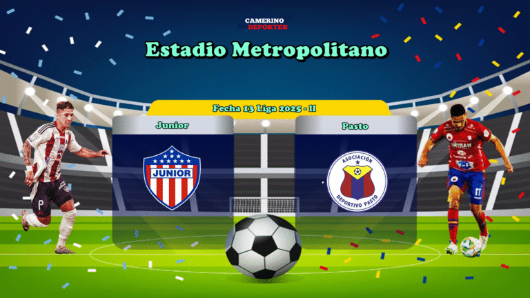 PLANTILLA JUNIOR VS PASTO 2025 YOUTUBE