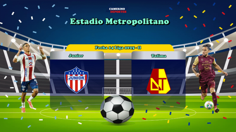 PLANTILLA JUNIOR VS TOLIMA 2025 - ll YOUTUBE