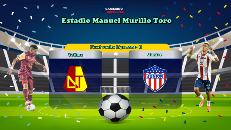 PLANTILLA TOLIMA VS JUNIOR FINAL VUELTA 2025-ll YOUTUBE