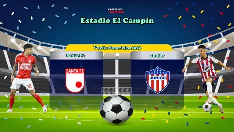 PLANTILLA SANTA FE VS JUNIOR SUPER LIGA 2026 YOUTUBE