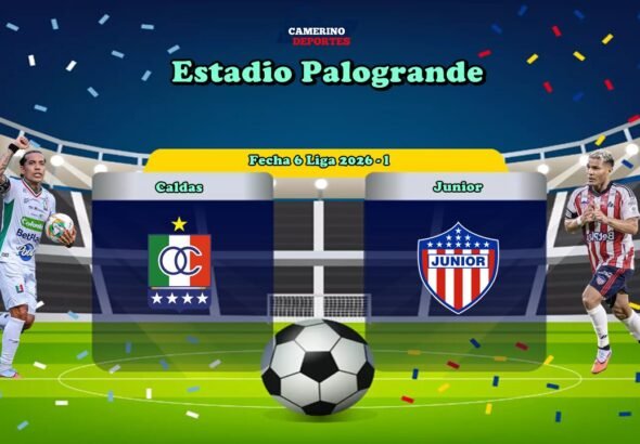 PLANTILLA CALDAS VS JUNIOR LIGA 2026 YOUTUBE