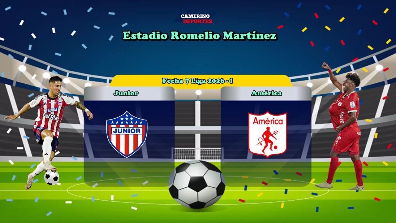 PLANTILLA JUNIOR VS AMÉRICA 2026-l YOUTUBE