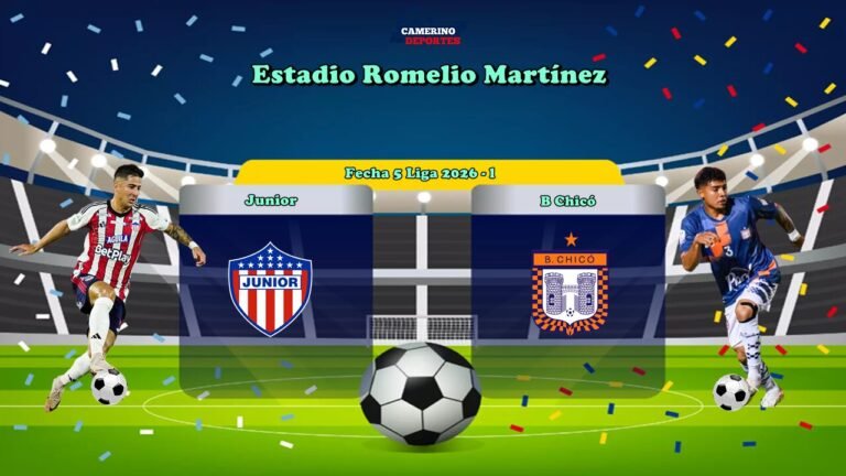 PLANTILLA JUNIOR VS CHICÓ 2026 YOUTUBE