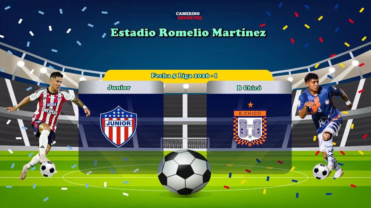 PLANTILLA JUNIOR VS CHICÓ 2026 YOUTUBE