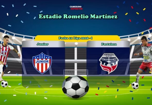 PLANTILLA JUNIOR VS FORTALEZA 2026 - l YOUTUBE