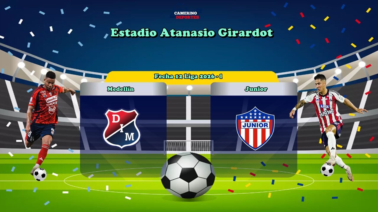 PLANTILLA MEDELLÍN VS JUNIOR 2026 - l YOUTUBE