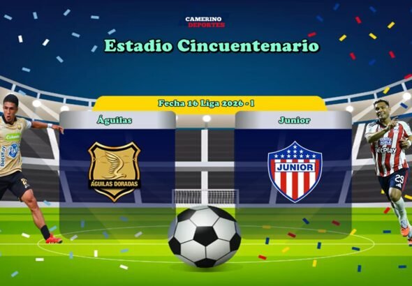PLANTILLA AGUILAS VS JUNIOR 2026 YOU TUBE