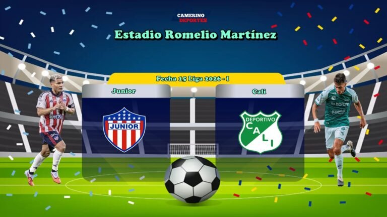 PLANTILLA JUNIOR VS CALI 2026 - l YOUTUBE