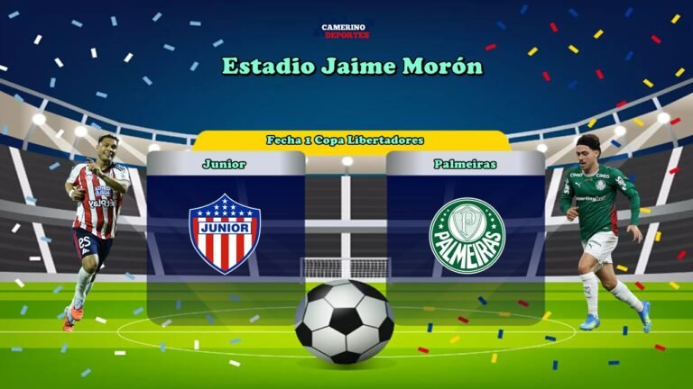 PLANTILLA JUNIOR VS PALMEIRAS 2026 YOUTUBE