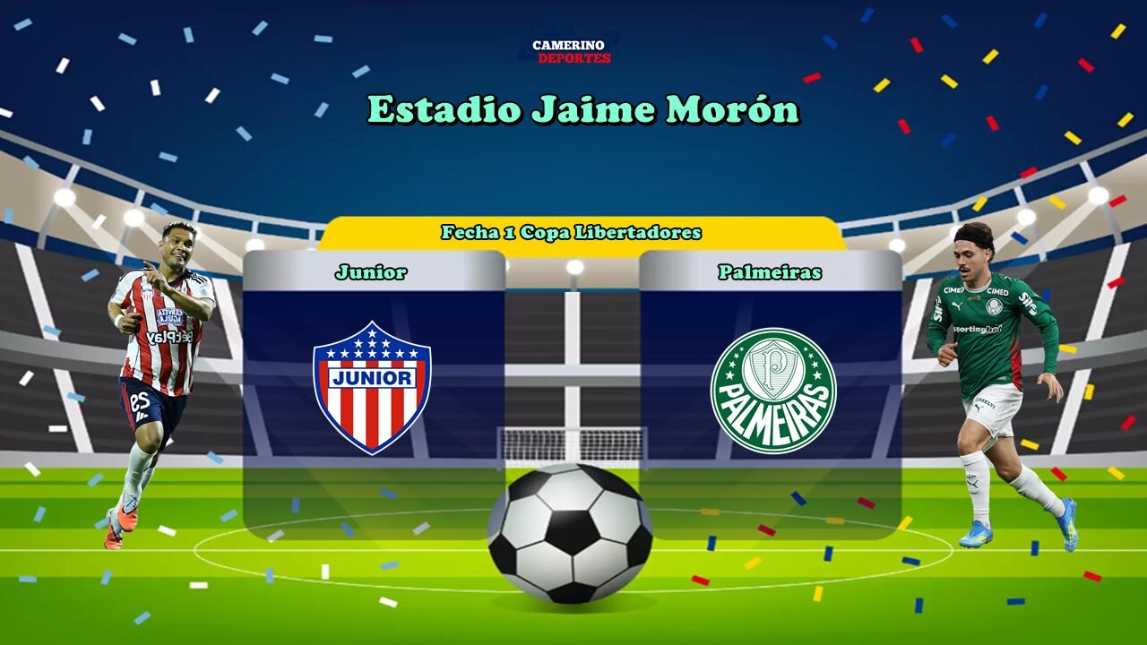 PLANTILLA JUNIOR VS PALMEIRAS 2026 YOUTUBE