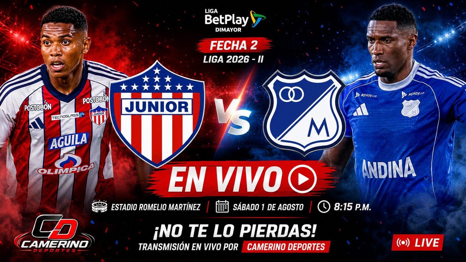 PORTADA JUNIOR VS MILLOS