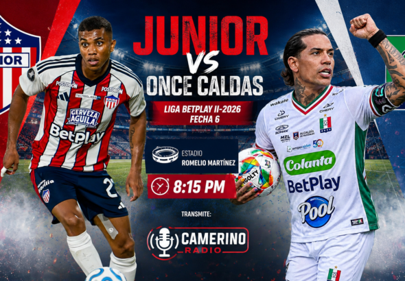 FOTO PORTADA JUNIOR VS CALDAS