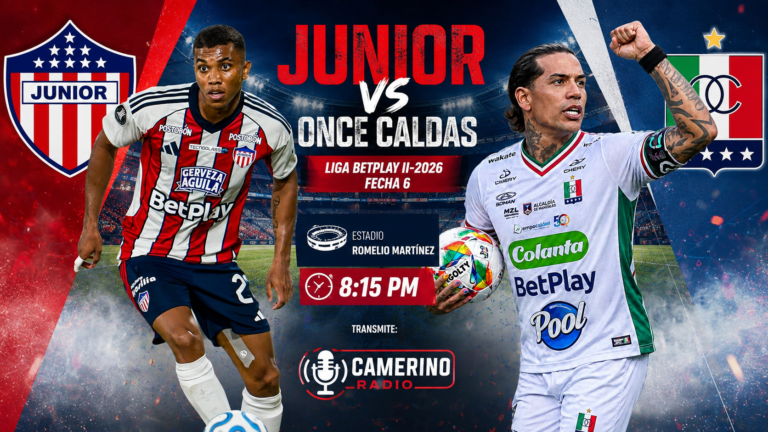 FOTO PORTADA JUNIOR VS CALDAS