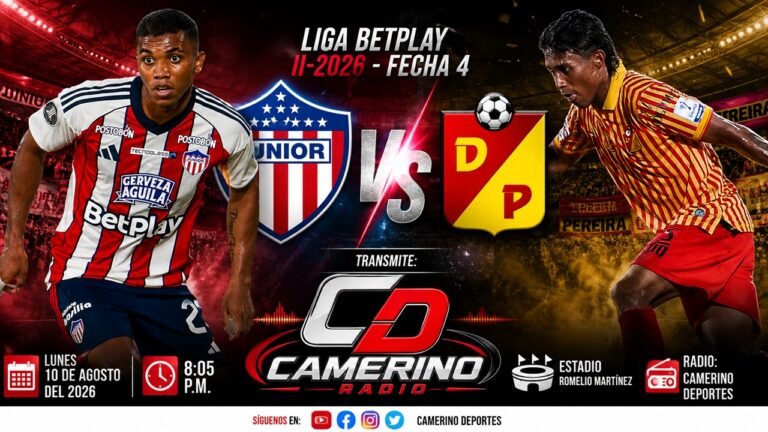 FOTO PORTADA JUNIOR VS PEREIRA YOUTUBE