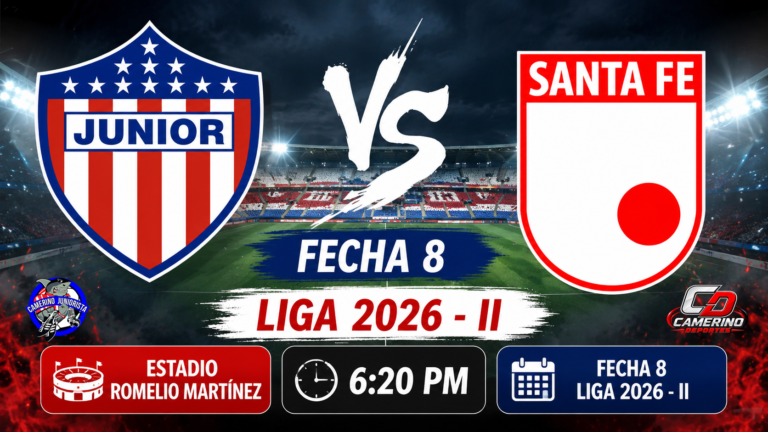 PORTADA JUNIOR VS SANTA FE YOUTUBE