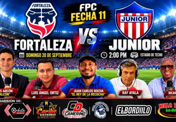 FOTO PORTADA YOUTUBE FORTALEZA VS JUNIOR