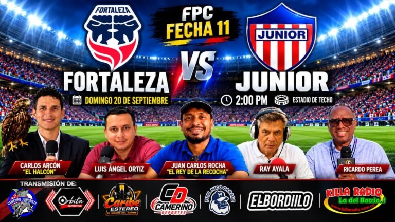 FOTO PORTADA YOUTUBE FORTALEZA VS JUNIOR