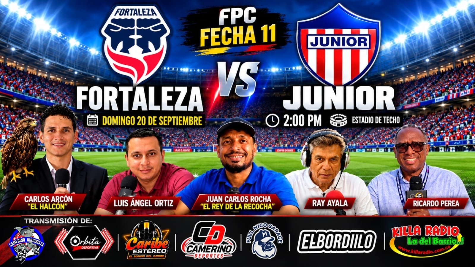 FOTO PORTADA YOUTUBE FORTALEZA VS JUNIOR