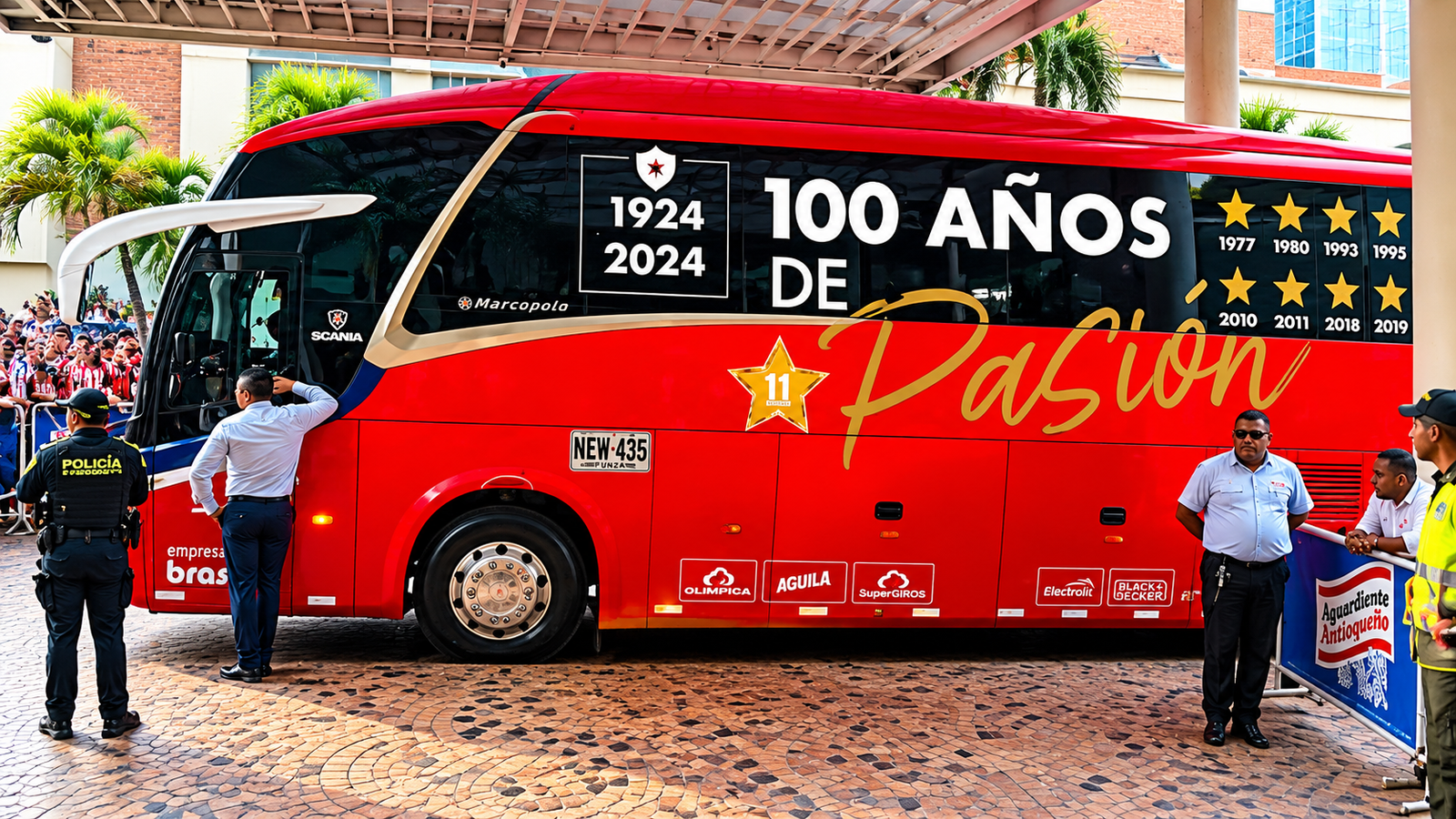 Autobús rojo junior